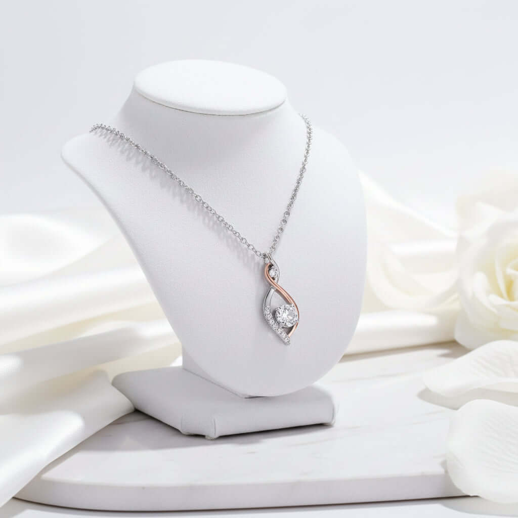 Two-tone smart necklace Simple Smart Necklace Two-color Electroplating